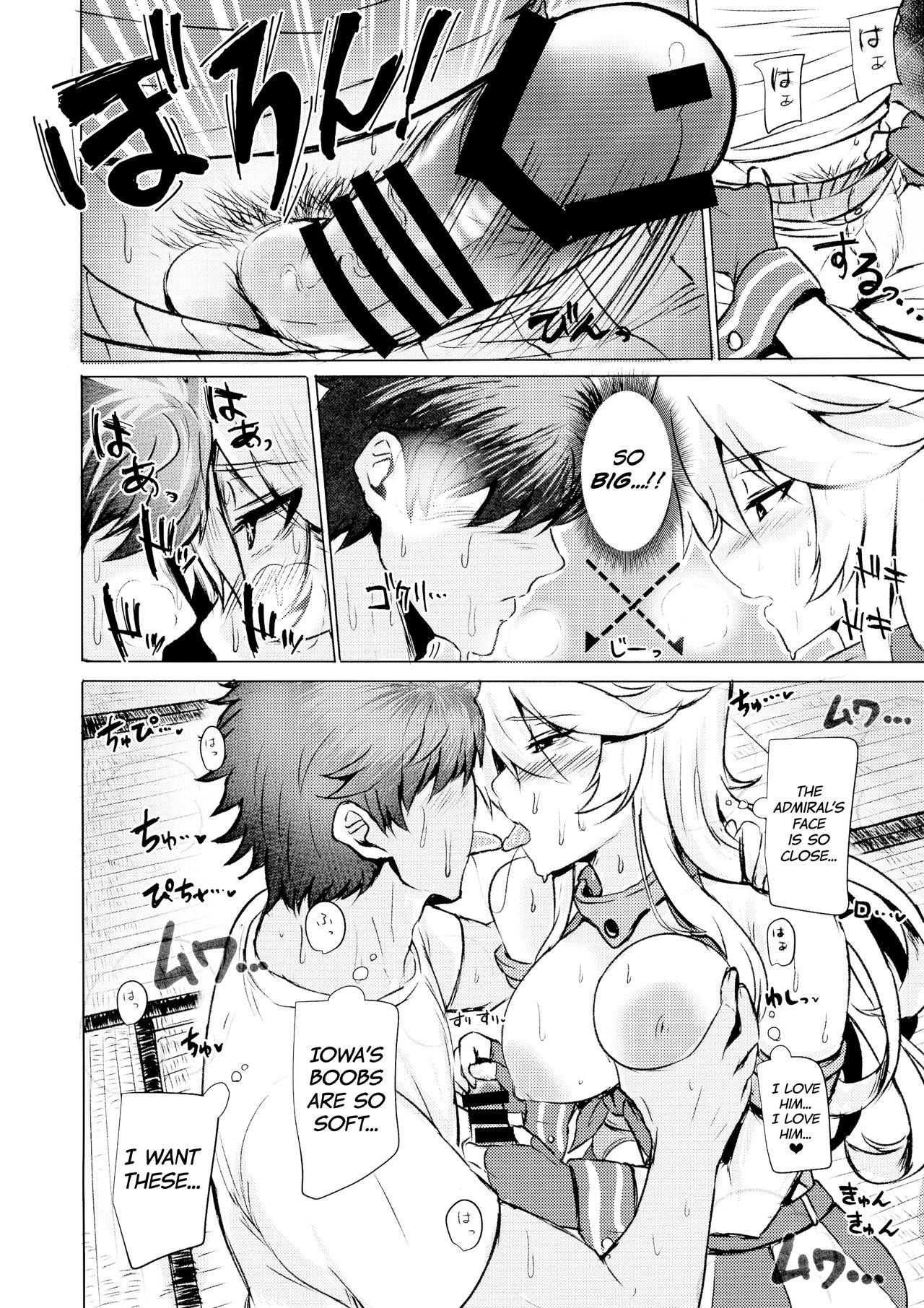 Female Iowa no Erohon - Iowa Hentai Manga - Kantai collection Italiano - Page 8