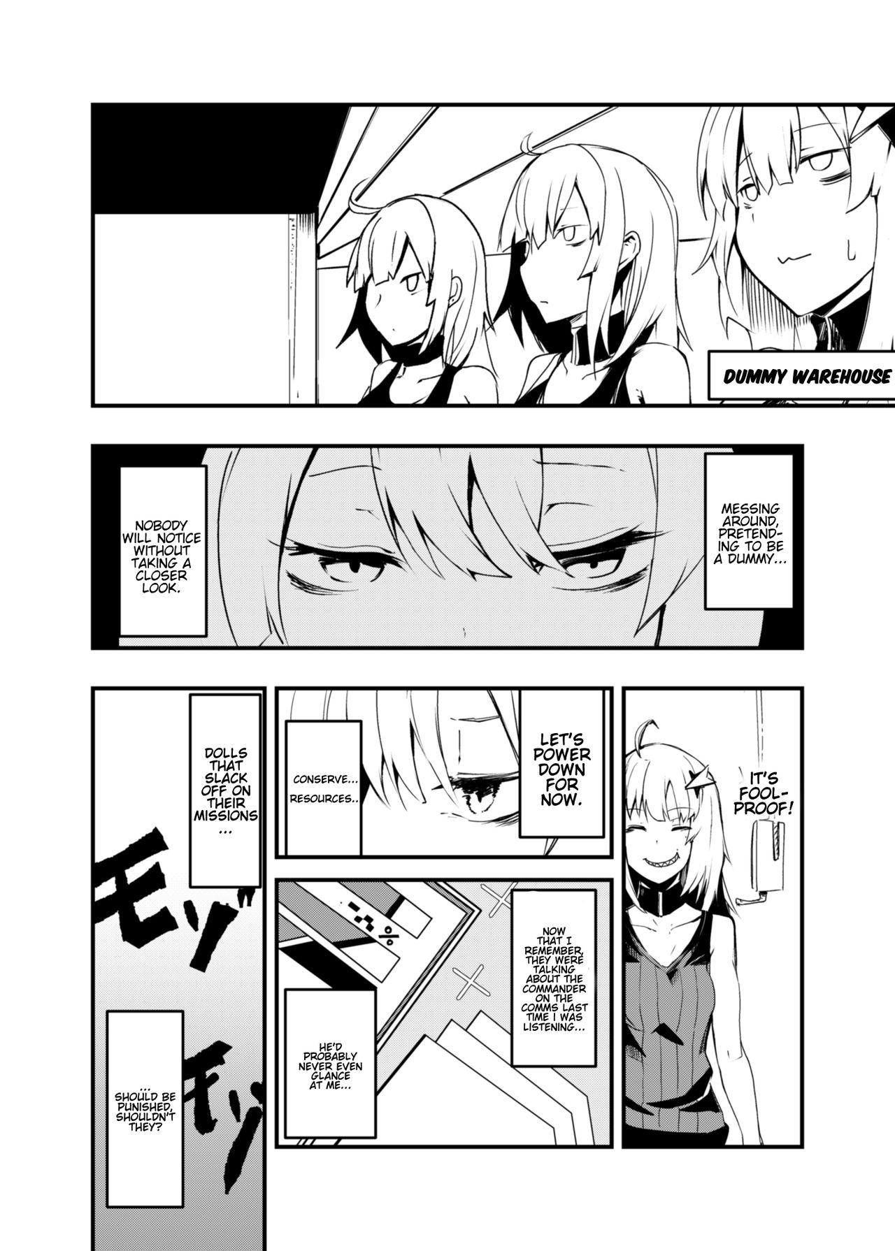 Girl Gets Fucked Dummy de Saborou. | Wagging Dummy. - Girls frontline Penis Sucking - Page 3