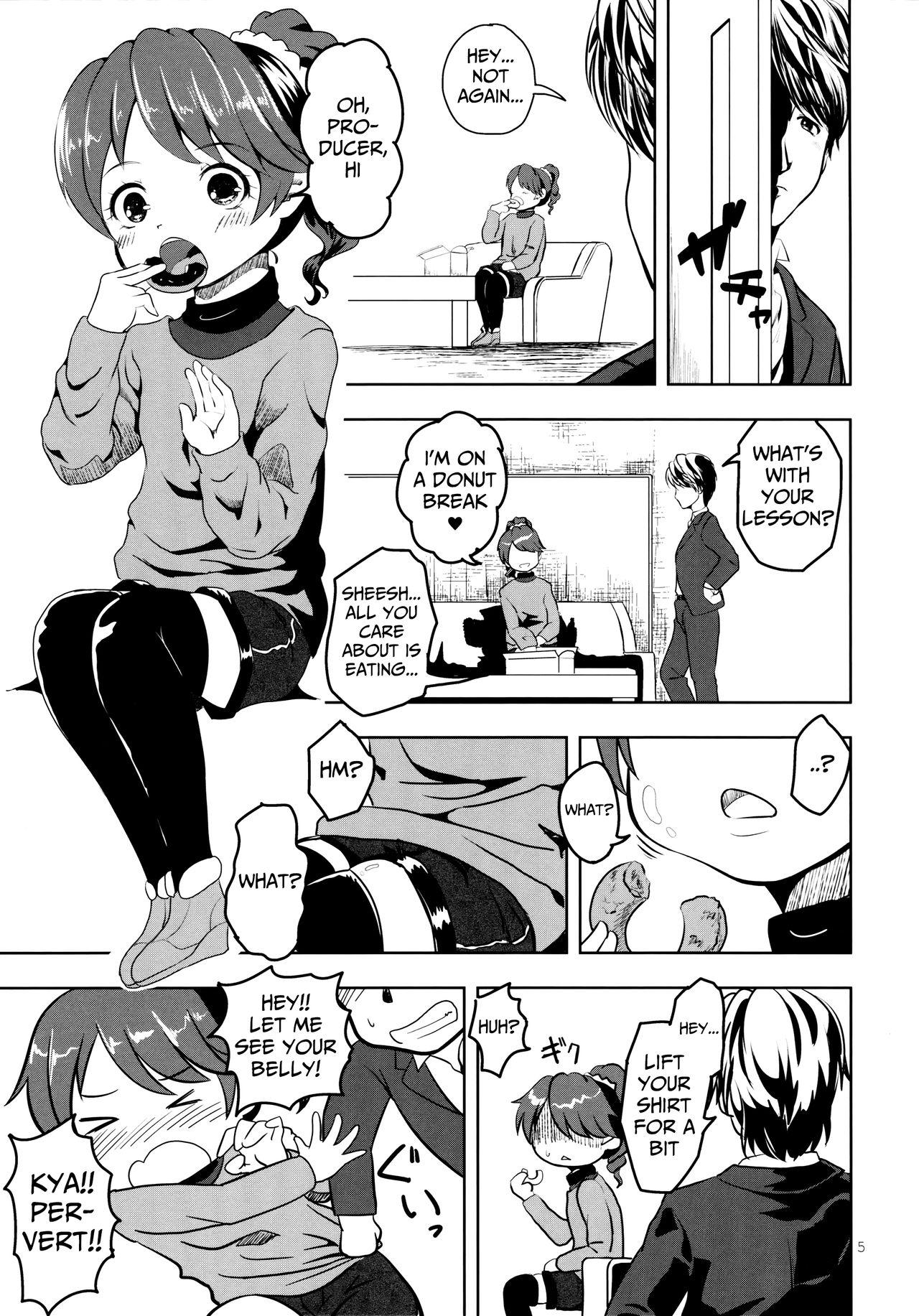 Fellatio DONUTS LESSON - The idolmaster Free Amateur Porn - Page 4