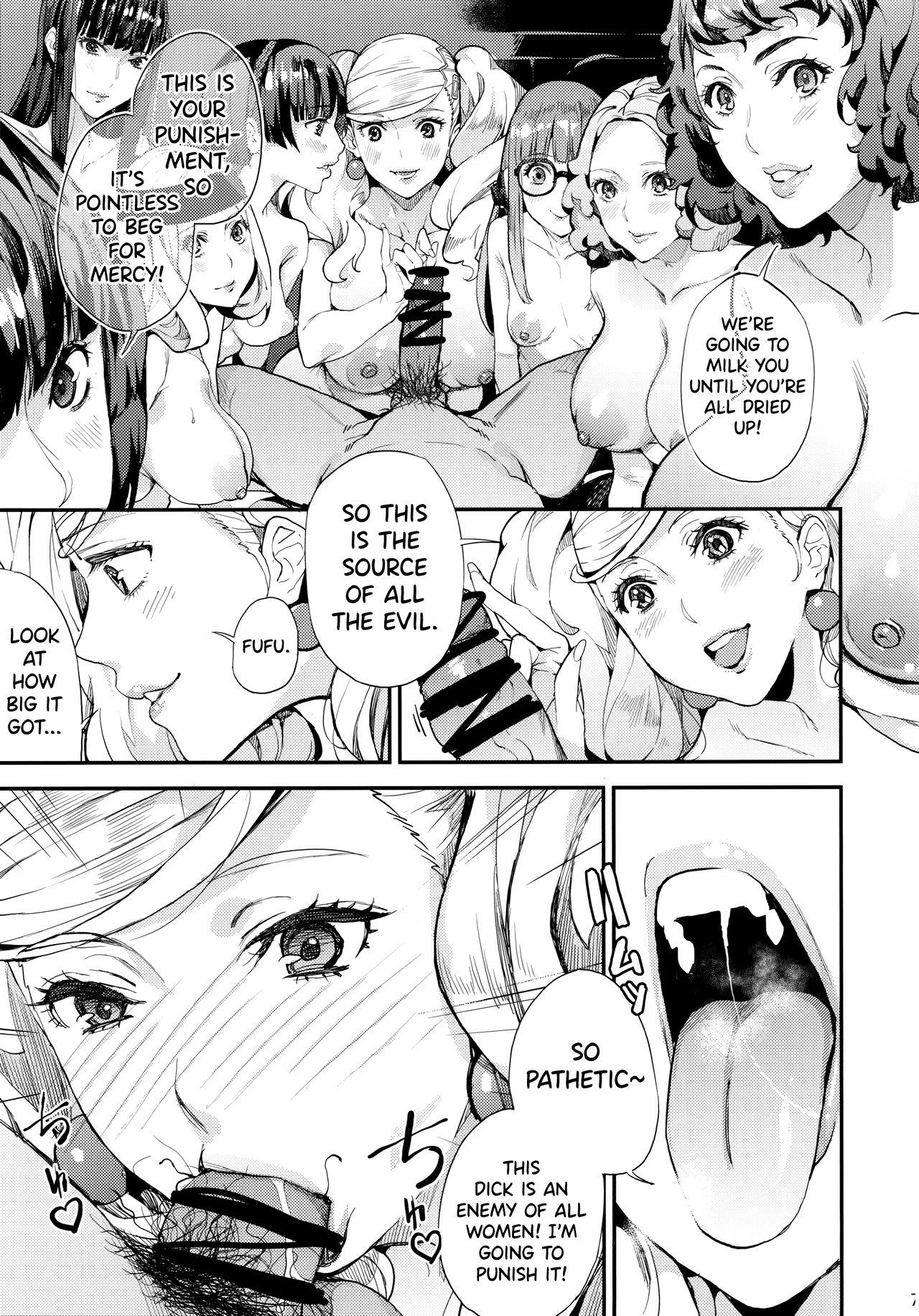 Nipples Hattoubun no Persona - Persona 5 Chicks - Page 8
