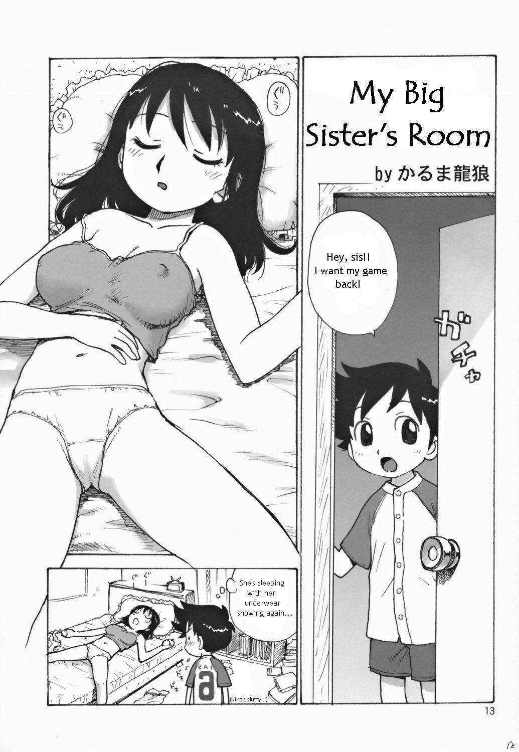 Interracial Sex Onee-chan no Heya | My Big Sister's Room Face Fucking - Picture 1
