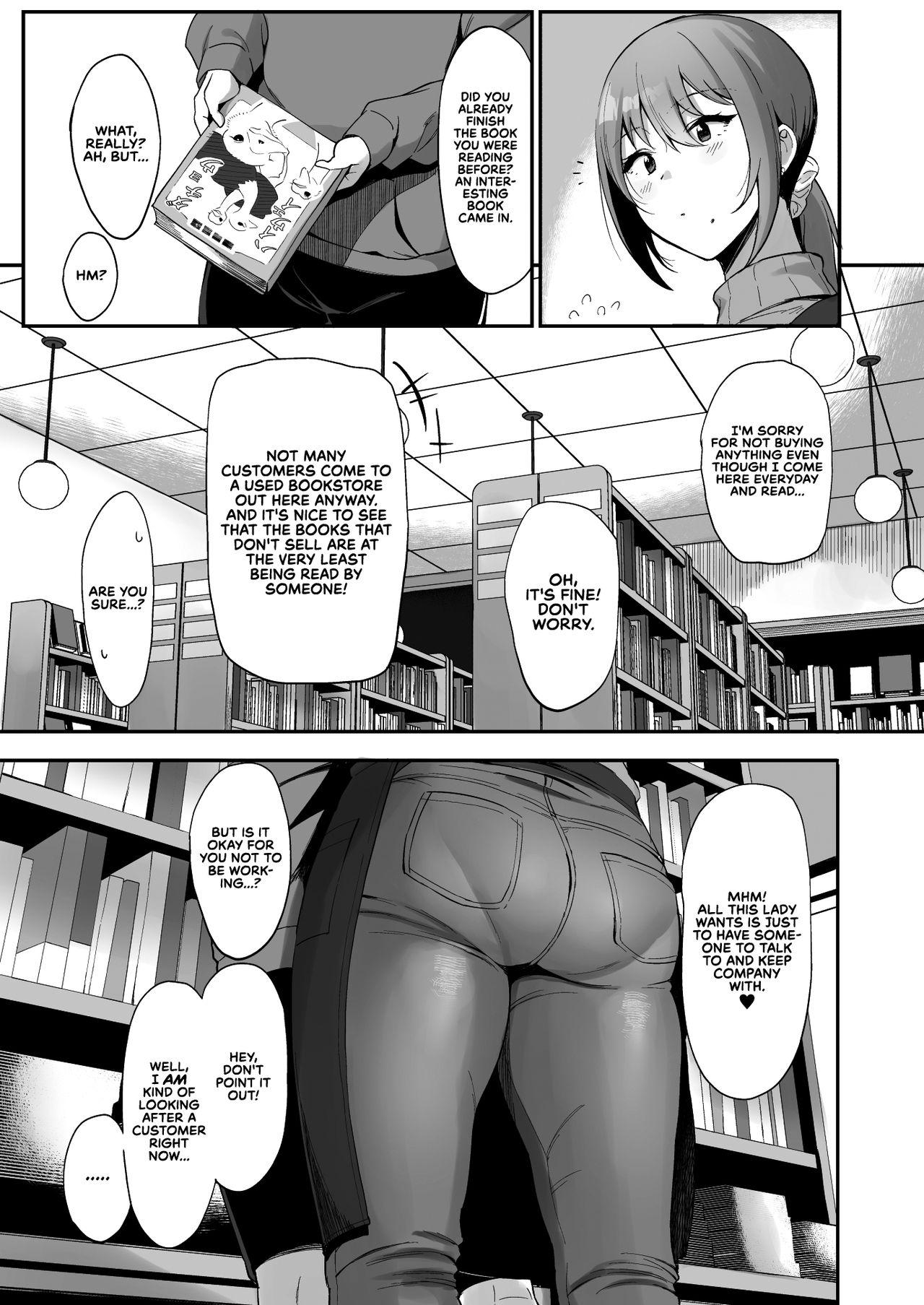Fuck Me Hard Furuhonya no Onee-san to | With The Lady From The Used Book Shop - Original Petera - Page 6