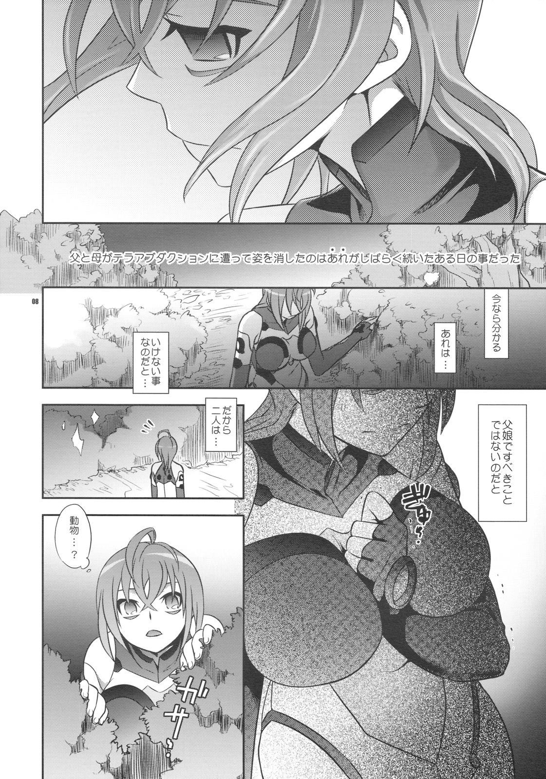 Chupando Shoujo ga Sora Karaochi ta Riyuu - Sora wo kakeru shoujo Guyonshemale - Page 7