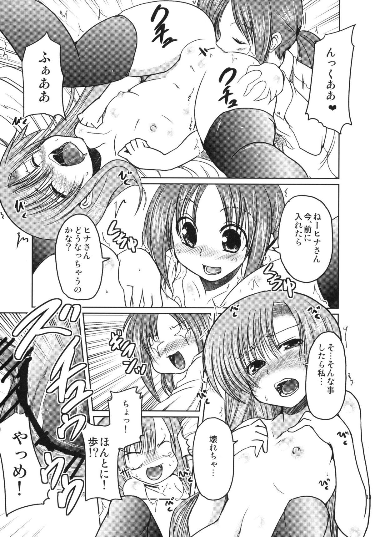 Follada Hinagiku to Hamster ga Kyakkyaufufu Suru Ecchina Hon - Hayate no gotoku Glamcore - Page 12