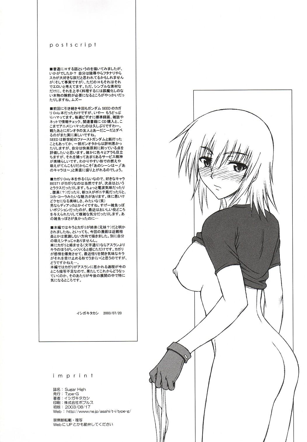 Sucking Cock Sugar High - Gundam seed Spooning - Page 25