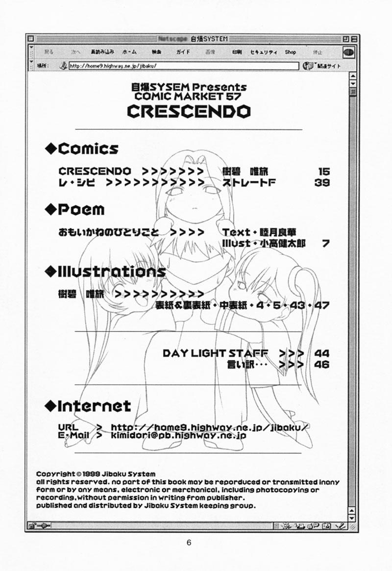 Uncensored CRESCENDO - Martian successor nadesico Interracial Hardcore - Page 5
