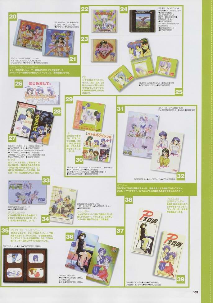 Super Real Mahjong Visual Fan Book Perfect Collection 176
