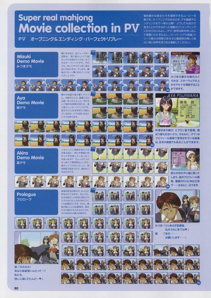 Super Real Mahjong Visual Fan Book Perfect Collection 93