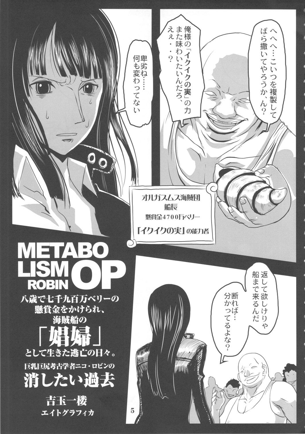 Metabolism-OP Kyonyuu Kyoshiri Shoufu Nico Robin no Keshi Taikako 3
