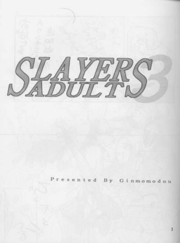 SLAYERS ADULT 3 1