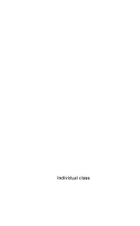 INDIVIDUAL CLASS 3
