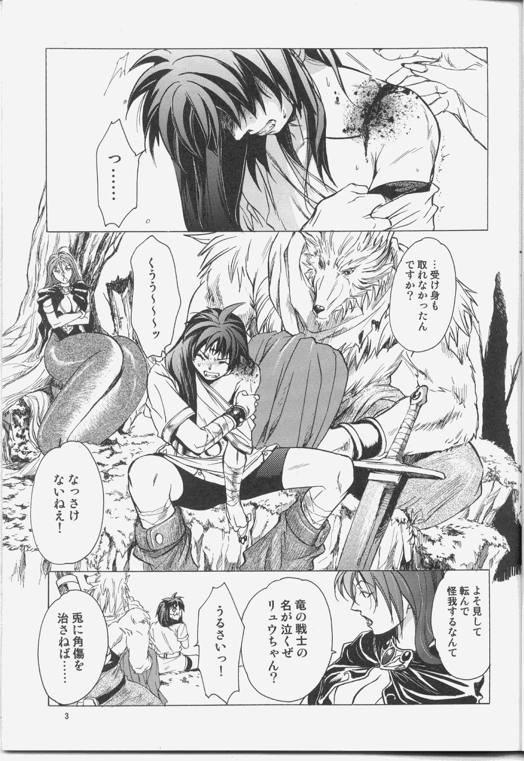 Ballbusting Nina-san ga Taihen na Koto ni Naru Hon. 03 - Breath of fire Exhibitionist - Page 2