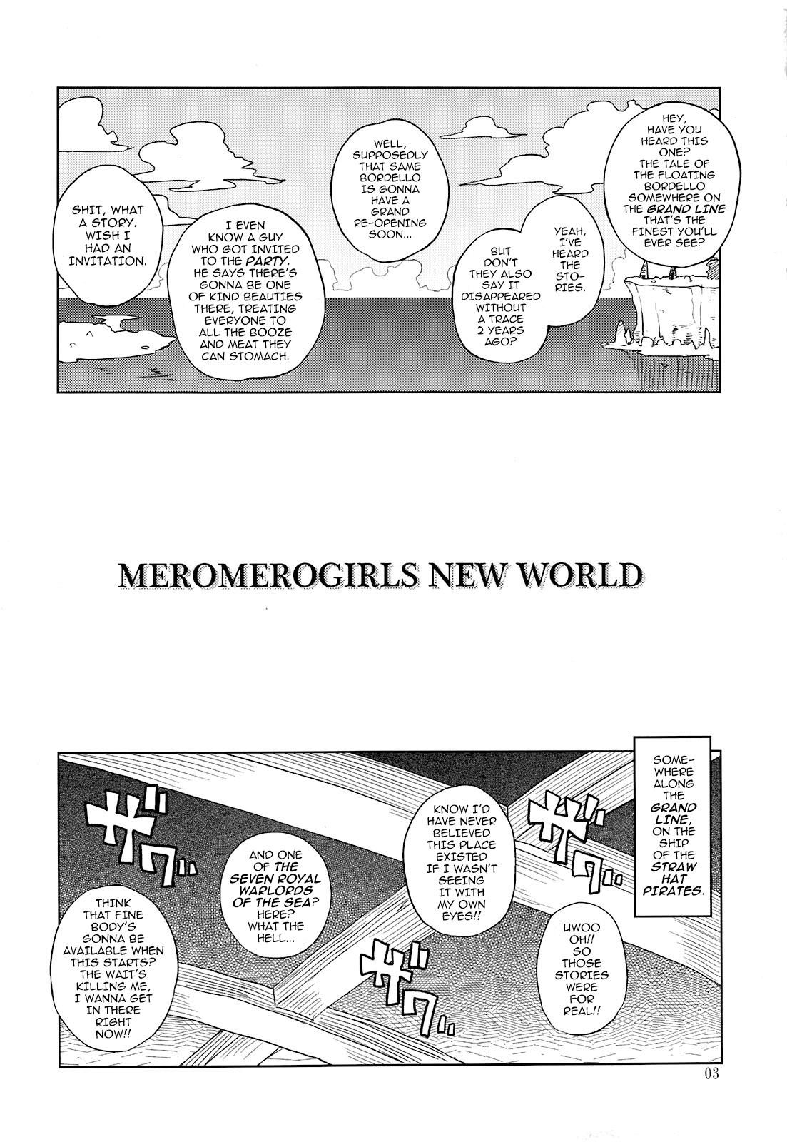 Cumfacial MEROMERO GIRLS NEW WORLD - One piece Sola - Page 2