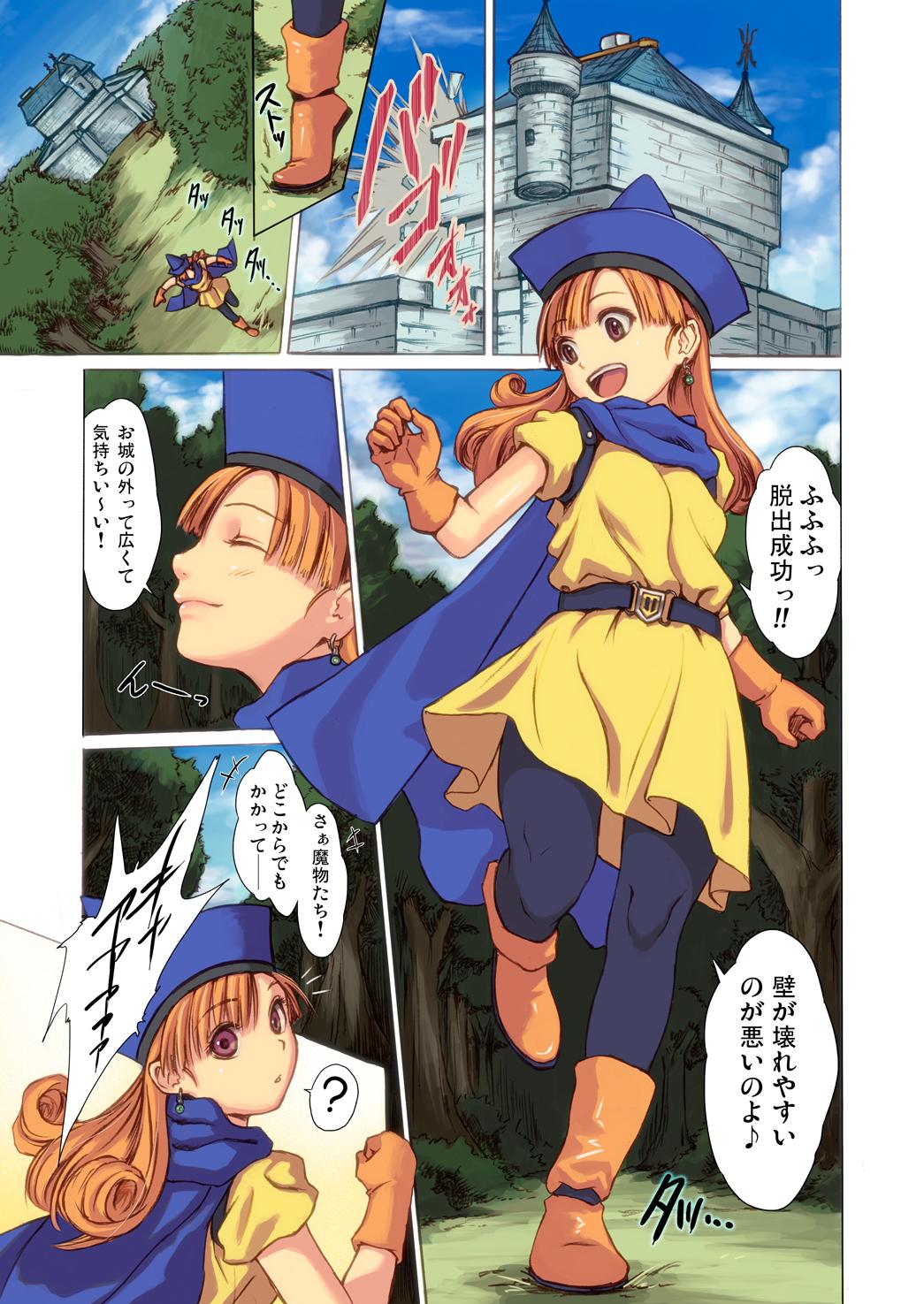 Blows Tomboy Princess - Dragon quest iv Girl Gets Fucked - Page 3