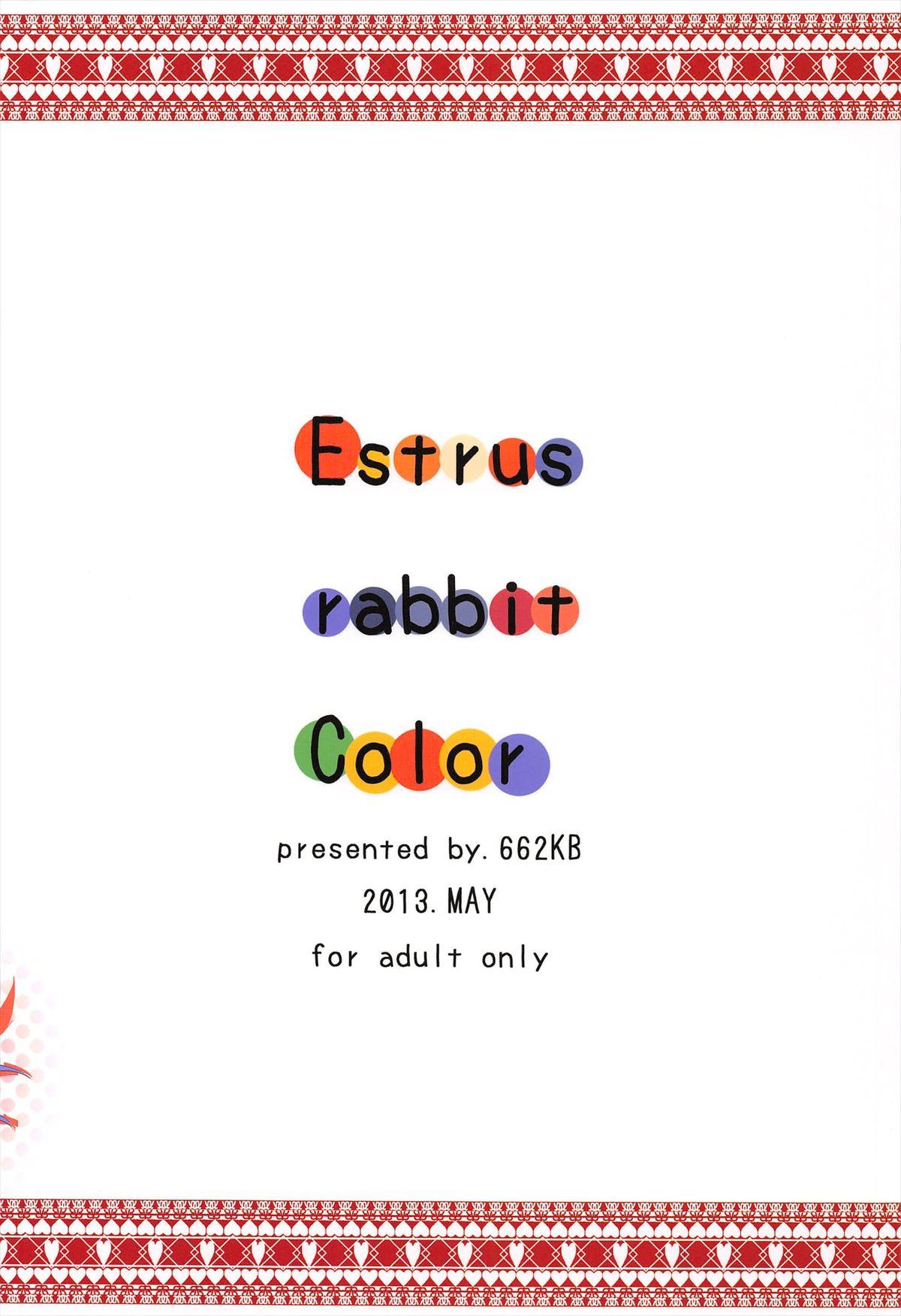 Corrida Estrus rabbit Color - Touhou project Big Cock - Page 20