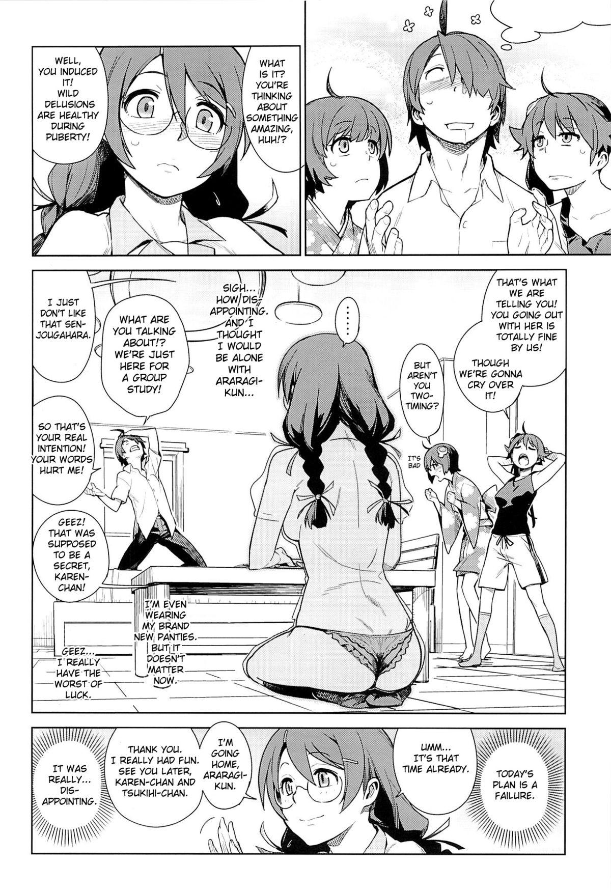 Girl Fucked Hard Tsubasa Release - Bakemonogatari Squirt - Page 9