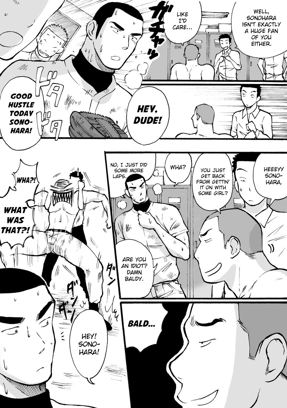 Prostitute [Akahachi] Motemote Yakyuubu Otoko [Zenpen] | Popular Baseball Club Boys (Part One) [English] [Papatez] Cream Pie - Page 9